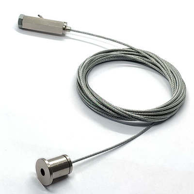 Kit de suspension d'éclairage LED en acier inoxydable pour panneaux lumineux
