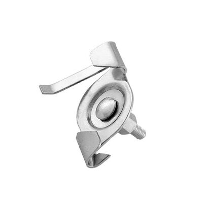 Clips oblongs à barres en T, clips de plafond suspendu blanc, clips de barres en T destinés à être utilisés pour fixer la piste d'éclairage de la voie électrique au plafond