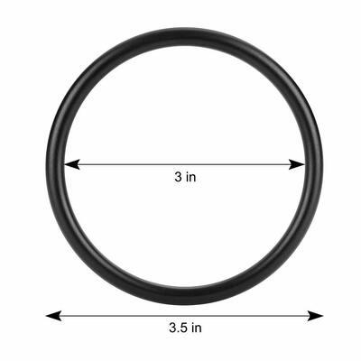 Rings de finition d'anodisation en aluminium noir pour les élingues