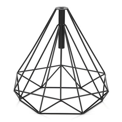 Lampe suspendue ombre métallique fil de lampe cage de protection pour la décoration fil de cage ombre