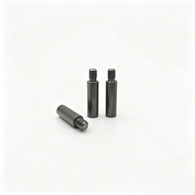 Acier de haute précision personnalisé à tête unique fileté cylindrique clevis pin fente à fente conique