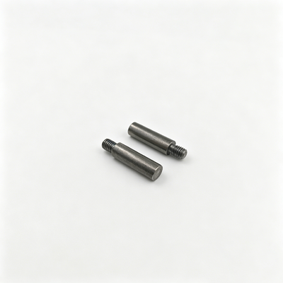 Acier de haute précision personnalisé à tête unique fileté cylindrique clevis pin fente à fente conique
