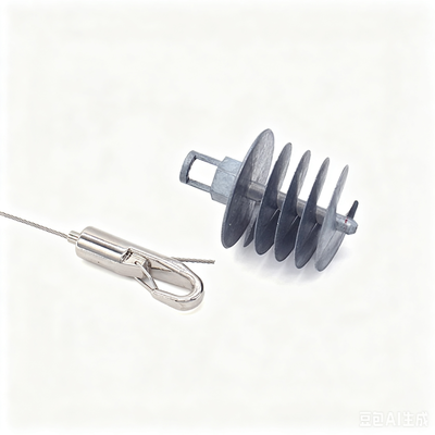 Kit de suspension métallique réglable pour panneaux acoustiques, système de suspension, pince à câble personnalisée, crochet certifié ISO9001, finition de surface personnalisée