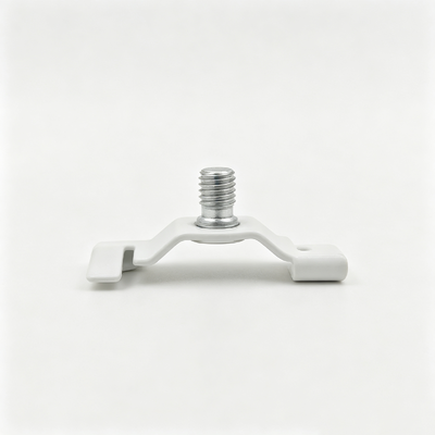 Accessoire de suspension en laiton en forme de T oblong avec filetage M6, pince pour câble de rail de plafond, gestion de câble en fil d'acier
