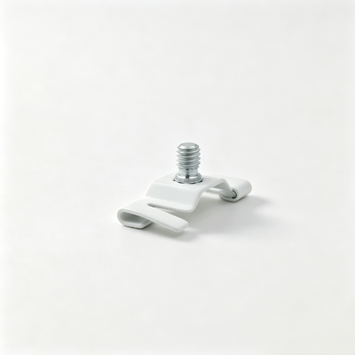 Accessoire de suspension en laiton en forme de T oblong avec filetage M6, pince pour câble de rail de plafond, gestion de câble en fil d'acier