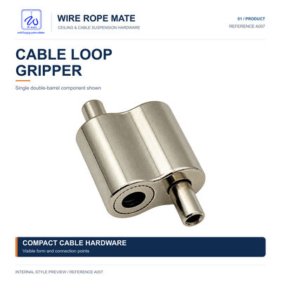Wholesale Custom Looping Cable Gripper Double Sides Steel Wire Rope Looping Gripper
