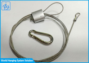 Kit accrochant de garnitures de suspension légère durable de fil avec la pince de bouclage
