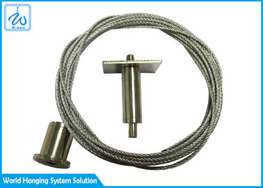 Kit accrochant de corde de suspension anti-torsion réglable de fil avec l'attachement de plafond