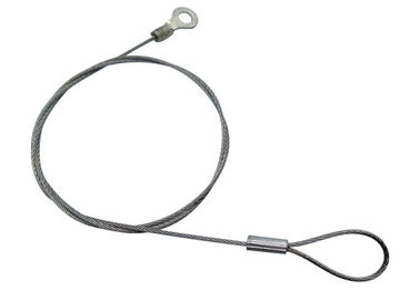 Pièce forgéee de bride de câble de câble métallique épissant pour se soulever avec la boucle chacun des deux d'oeil