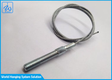 1x19 a galvanisé des garnitures  de câble métallique pour le système de câble de suspension