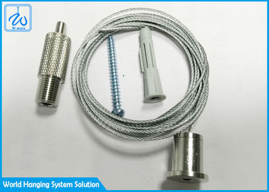 Kit accrochant de suspension convenable légère de fil avec l'attachement de plafond de corde de fil d'acier