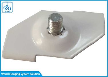 Clips de plafond suspendus blancs T Bar Clips pour fixer l'éclairage de voie