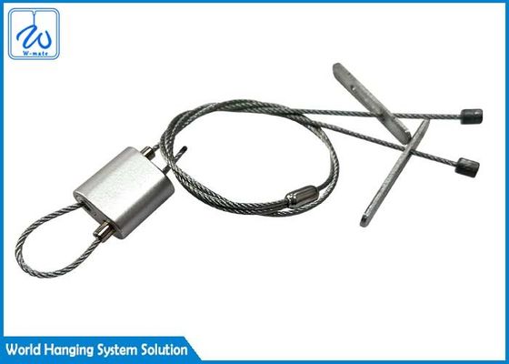 Pinces de câble de serrure de poignée avec le bouclage pour le système d'éclairage suspendu de câble