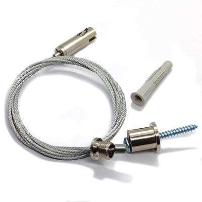 Pince accrochante de câble de kit de suspension de fil d'acier inoxydable pour les lumières menées 1.5mm