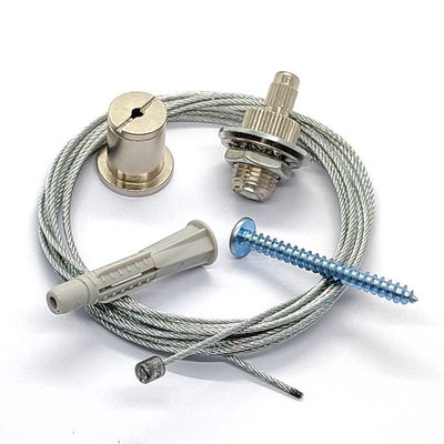 Câble métallique d'acier inoxydable de bride de corde de Kit With Cable Gripper Wire de suspension d'air