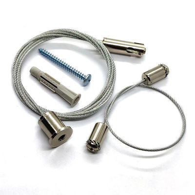 Lumière Kit With Brass Cable Gripper accrochant convenable de corde de fil d'acier