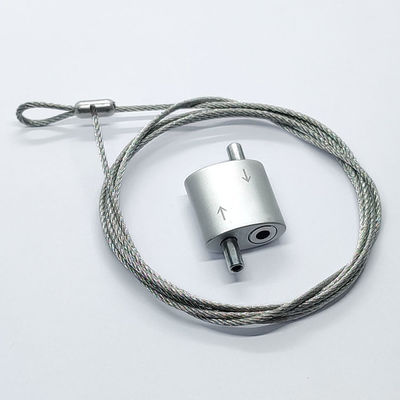 bride en acier de câble de câble métallique 7x7 avec les pinces de bouclage pour le système de la suspension