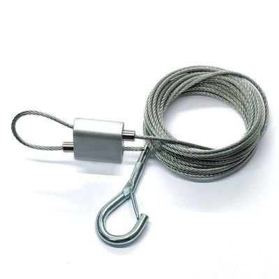 Pince de bouclage de câble réglable avec le crochet de bride de câble métallique
