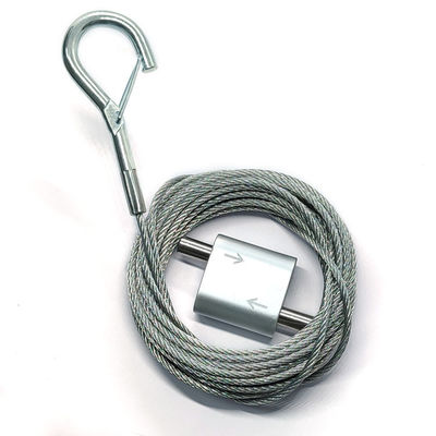Systèmes accrochants de fil faisant une boucle Kit Suspension Cable With un crochet ordonné pour accrocher