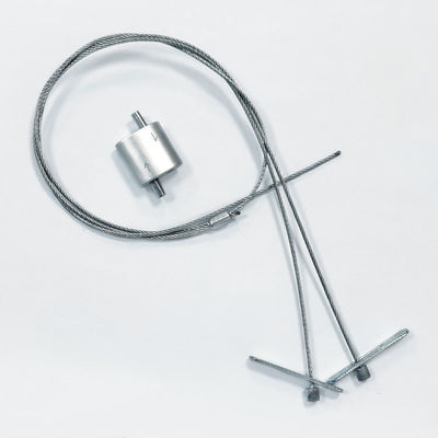 Garnitures accrochantes de lumière de Kit Steel Wire Cable Gripper de suspension de style de Y