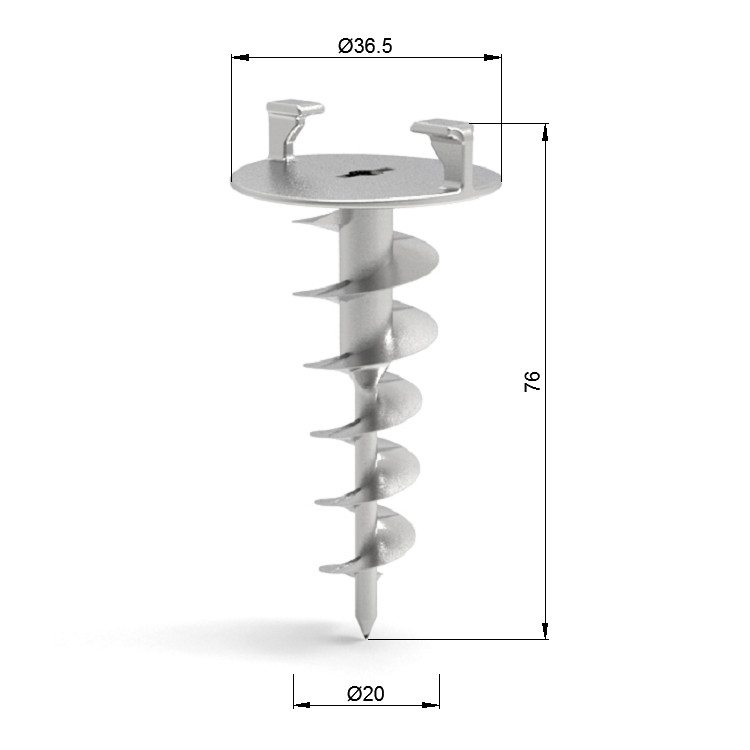 Kit de suspension du câble Angel Hanger Connectez l'absorbeur à l'ancrage Panneau acoustique en fibres de polyester