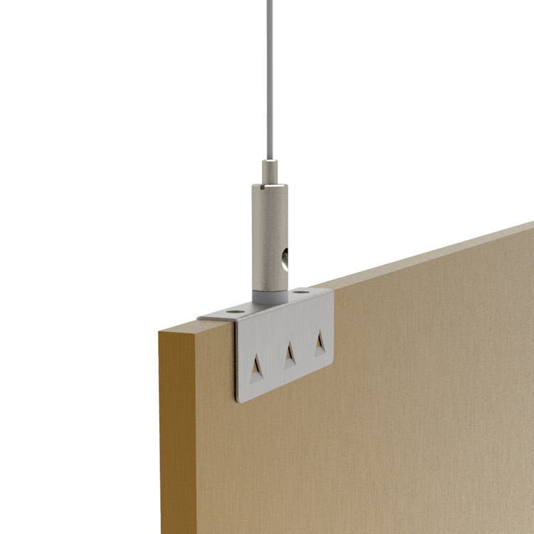 Fixation de câble pour support mural de plafond Dispositif de déflecteur de vis Ancrage acoustique suspendu au plafond