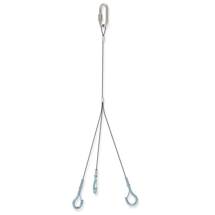 Kit de harnais de suspension de haut-parleur pour haut-parleur de plafond central avec carabineur 2.0/3.2xxX6MM