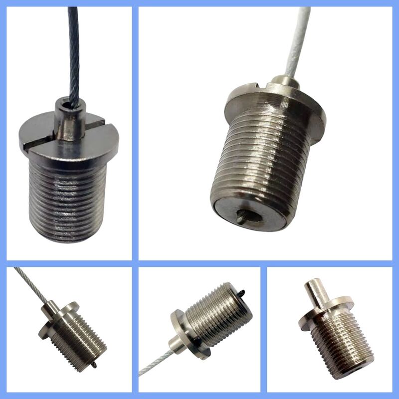 M10 Fil mâle brasserie câble de cuivre pinceau de suspension kit câble de câble de câble pour la partie LED