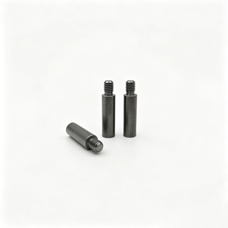 Acier de haute précision personnalisé à tête unique fileté cylindrique clevis pin fente à fente conique