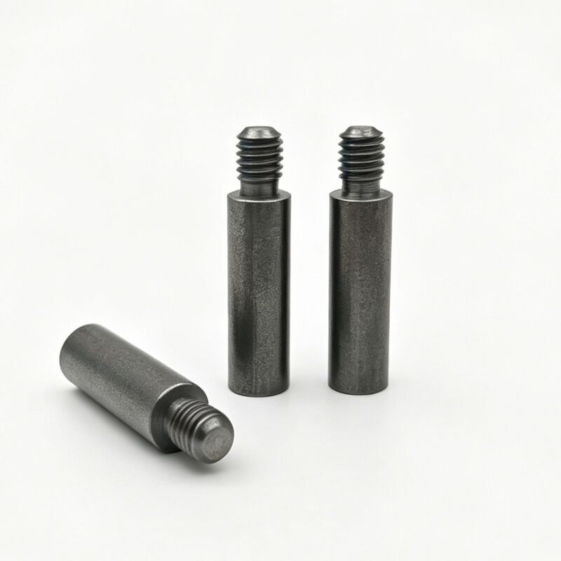 Vis d'entretoise circulaire fendue sur mesure en acier zingué mâle-femelle, pièce de quincaillerie usinée CNC