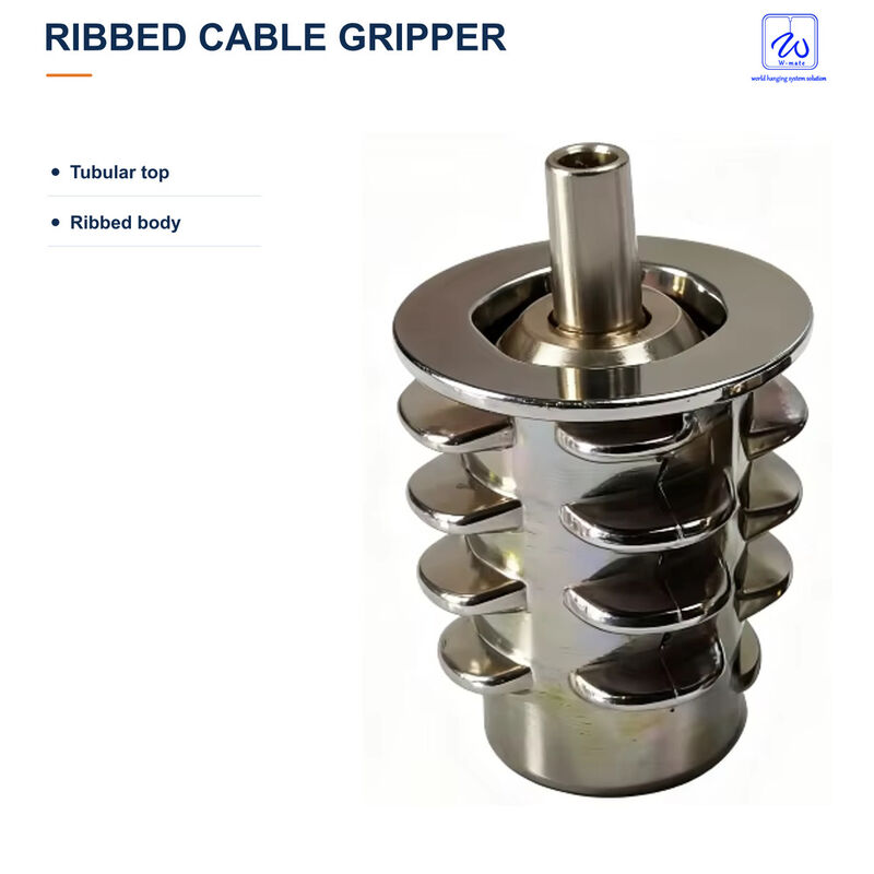 Cable Gripper for Lighting Suspension on Plasterboard