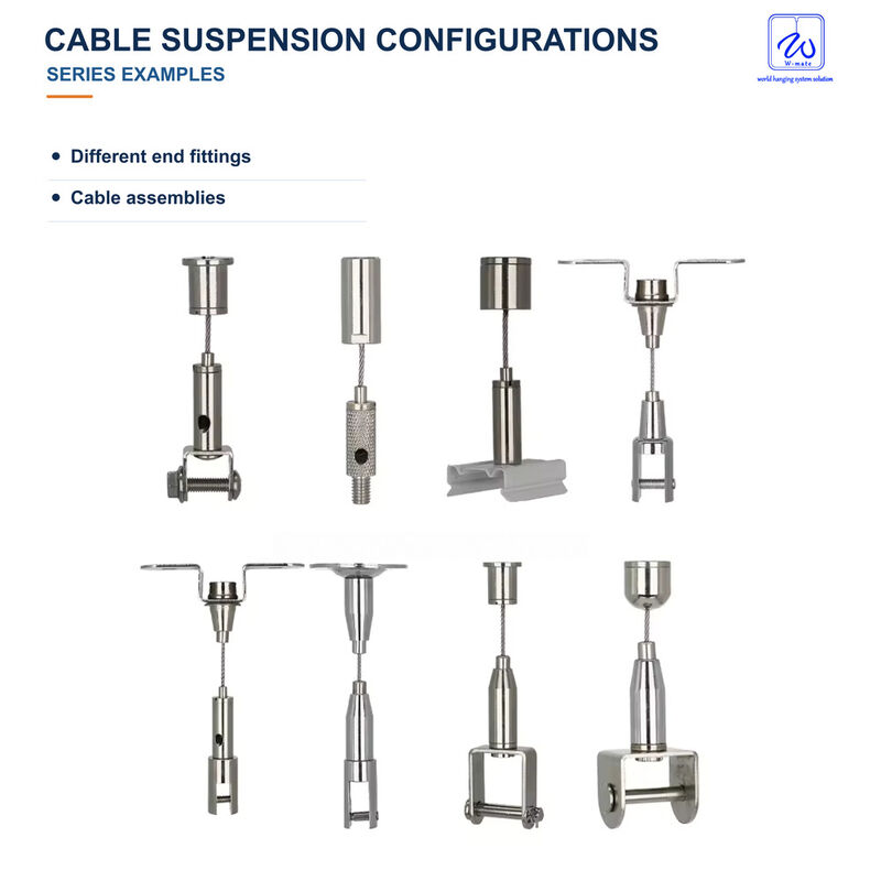 Cable Suspension Assembly Series with Different Mounting Ends