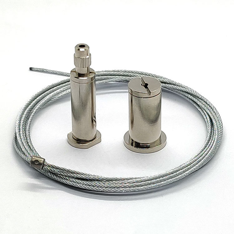 Pince accrochante de câble de kit de suspension de fil d'acier inoxydable pour les lumières menées 1.5mm