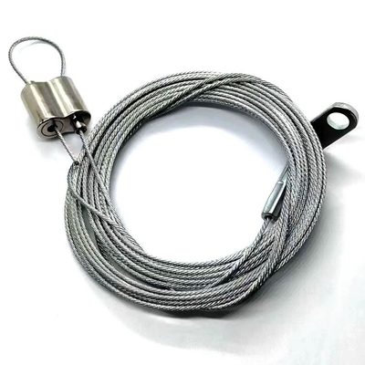 Suspension de bouclage en alliage de zinc Kit For Lighting de fil de pince de peinture de nickel