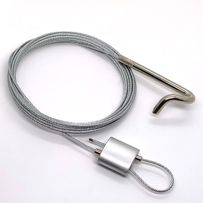 Kit accrochant de bouclage de câble de pince de doubles avions réglables de manière