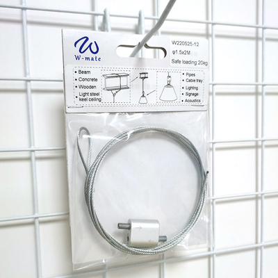 Suspension libre Kit Gripper Cable Display System d'outils pour les images et l'allumage à la maison accrochants