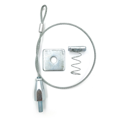 Suspension de fixation de Supportage accrochant les oeillets de corde de Kit With Stainless Steel Wire et le cintre de câble de pince