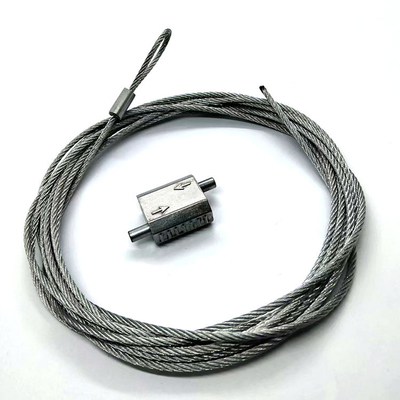 Haut fil de traction de force fermant à clef le système de la suspension séismique en acier de parenthèse de modification de pince de câble