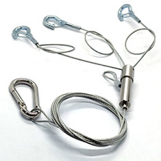 Kit de suspension de câble métallique Système de suspension de fleur réglable