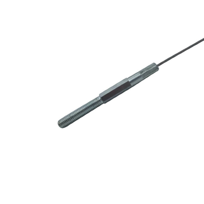 Corde galvanisée de 1,5 mm avec tête en zinc pour structure suspendue