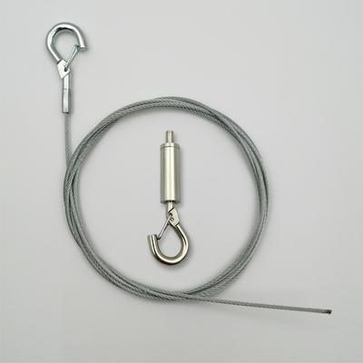 Système de suspension de panneau acoustique avec ancrage en spirale réglable à la corde de fil de 1,5 mm