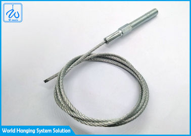 1x19 a galvanisé des garnitures Screwfix de câble métallique pour le système de câble de suspension