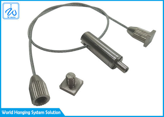 Fil adapté aux besoins du client de Kit Galvanized Steel Cable Guide de suspension de lumière de globe
