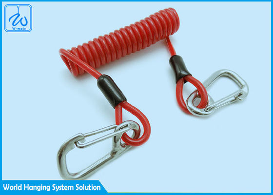 L'outil Lanyard With Safe Spring Hook de ressort pour la sécurité de taille a laissé tomber des objets