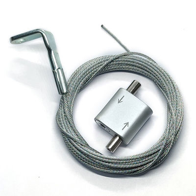 Pince de bouclage bi-directionnelle en aluminium pour la LED allumant le système accrochant de câble