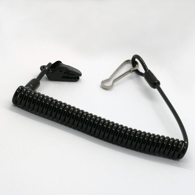 Anti bobine Lanyard Pistol Lanyard For Safety de ressort de sécurité de vol