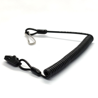 Sécurité lovée Lanyard For Fall Protection de fil de revêtement en plastique